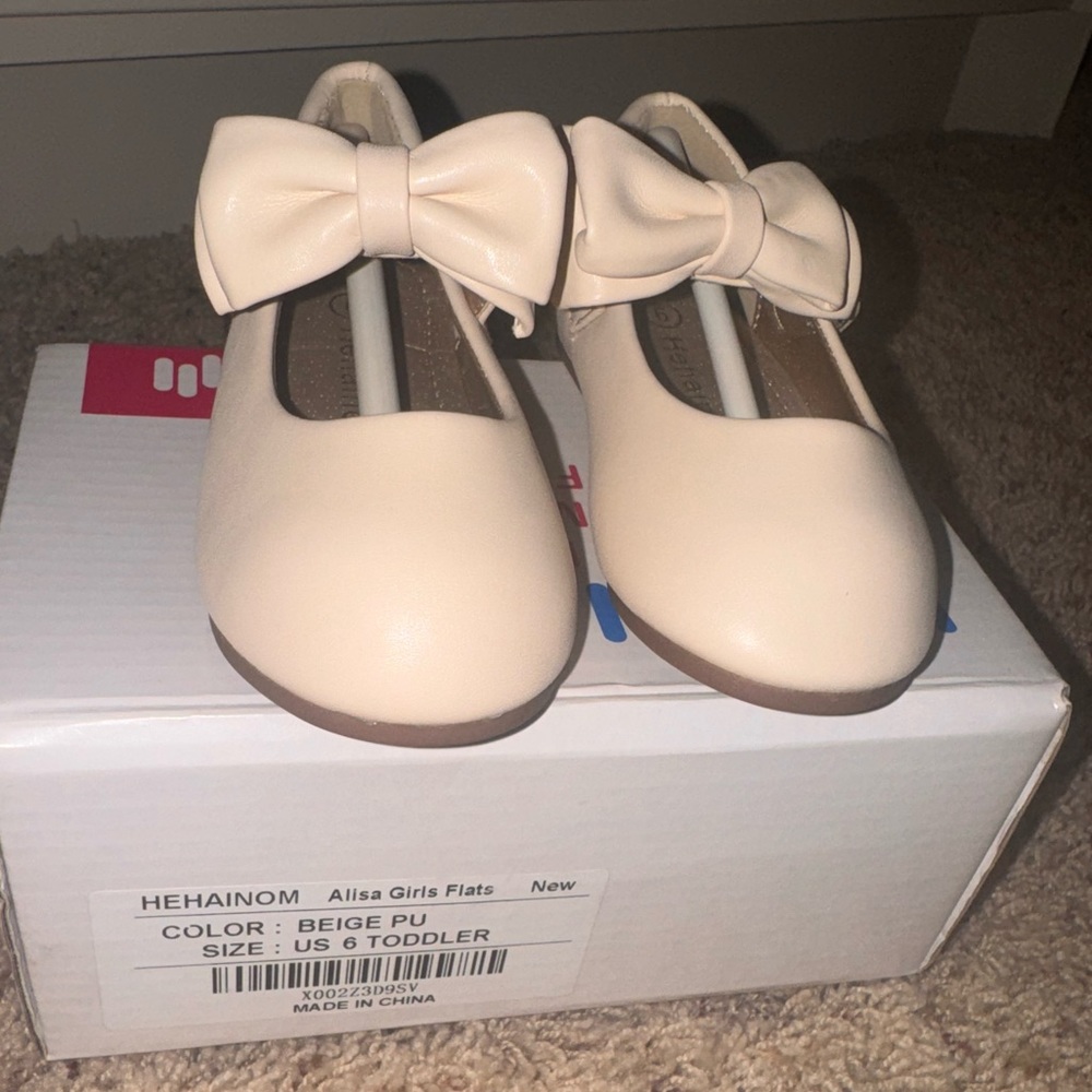 Hehainom Toddler Flower Girls Dress Shoes